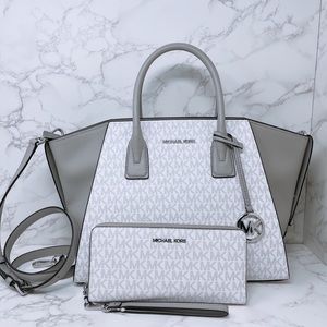 Michael Kors Avril Large Satchel and Wallet